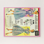 1953 Gimbels Subway Store Kleidung Verkauf und Puzzle (Horizontal)