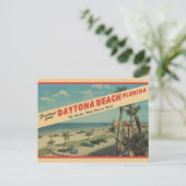 1953 Grüße von Daytona Beach Postcard Postkarte (Stehend Vorderseite)