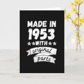 1953 hergestellt mit Originalteilen, Karte (Gelbe Blume)