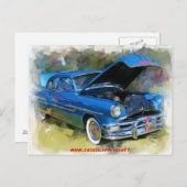 1953 Pontiac Chieftain Postkarte (Vorne/Hinten)