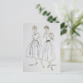 1953 Postkarte (Stehend Vorderseite)