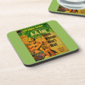 1953 Pulp-Roman "Einige Frauen warten nicht" Getränkeuntersetzer (Linke Seite)