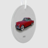 1953 rote Autokrarosserie Ornament (Vorderseite)