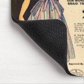1953 Verkauf von Kleidern im Gimbels Subway Store Mousepad (Ecke)