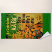 1953 Zellstoffroman bedeckt Einige Frauen warten n Strandtuch (Vorderseite)