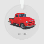 1954 3100 Lieferwagen Truck Plexiglas Ornament (Rückseite)