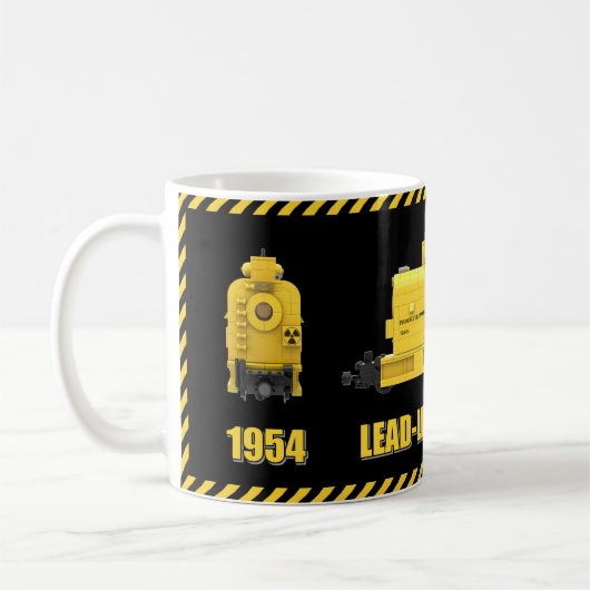 1954 bleiummantelter Dieselzug Kaffeetasse (Links)
