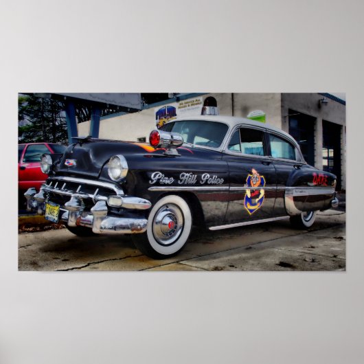 1954 Chevy D.A.R.E. Police Car Pine Hill NJ Poster (Vorne)