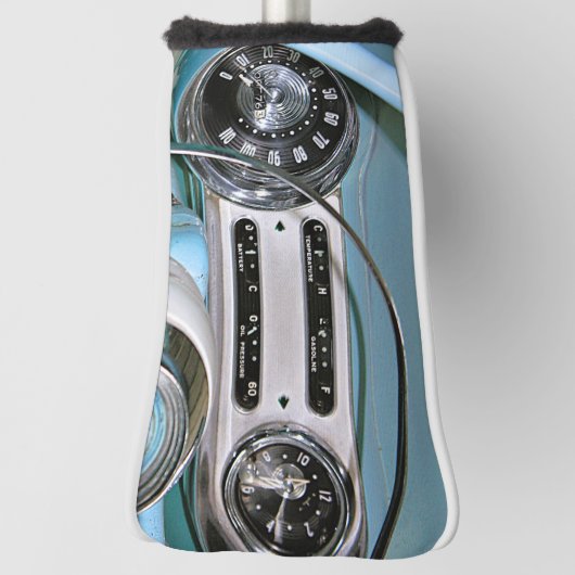 1954 Classic Car Dashboard Golf Headcover (Rotieren 90)