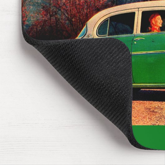 1954 Dodge Royal V8 in grün Mousepad (Ecke)