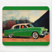 1954 Dodge Royal V8 in grün Mousepad (Vorne)