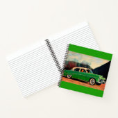 1954 Dodge Royal V8 in grün Notizblock (Innenseite)