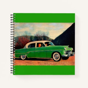 1954 Dodge Royal V8 in grün Notizblock