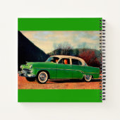 1954 Dodge Royal V8 in grün Notizblock (Rückseite)