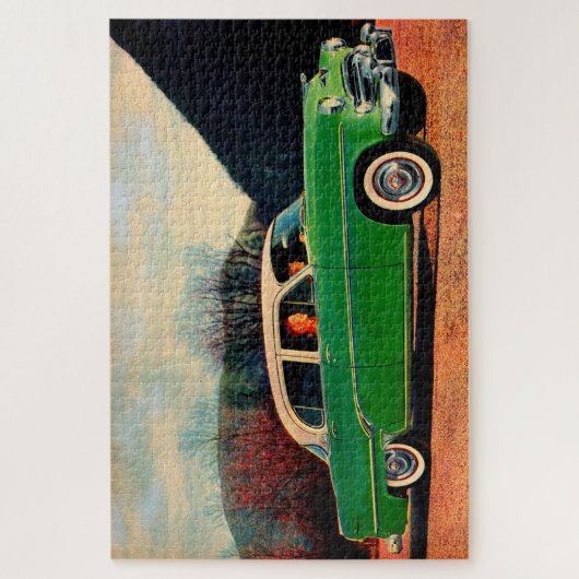 1954 Dodge Royal V8 in grün Puzzle (Vertikal)