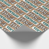 1954 geboren geschenkpapier (Ecke)