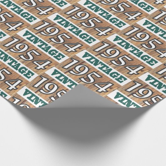 1954 geboren geschenkpapier (Ecke)