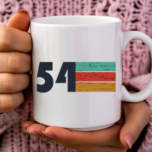 1954 geborenes elegantes Vintage-Geburtstagsgesche Tasse