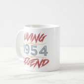1954 Lebende Legende 70. Geburtstag Kaffeetasse (Vorderseite Links)