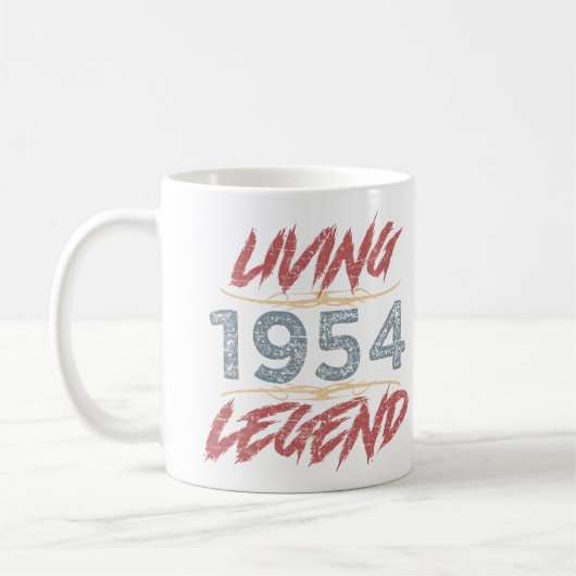 1954 Lebende Legende 70. Geburtstag Kaffeetasse (Links)