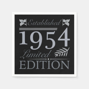 1954 Limited Edition 70 Jahre alt Serviette