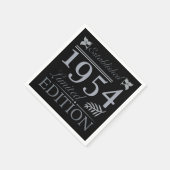 1954 Limited Edition 70 Jahre alt Serviette (Ecke)