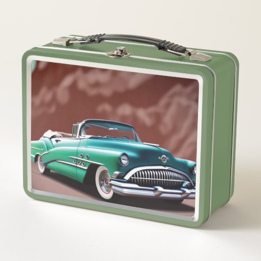 1954 Lunch-Box für klassisches Autometall Metall Brotdose (Vorderseite)