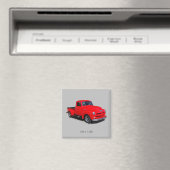 1954 roter 3100-Lieferwagen-Magnet Magnet (In Situ (Geschirrspüler))
