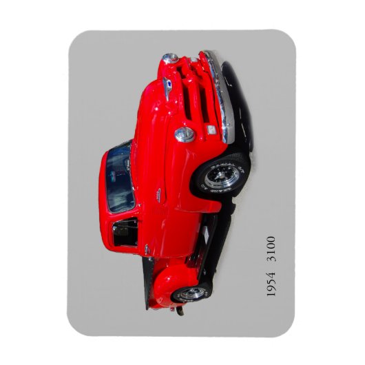 1954 roter 3100-Lieferwagen-Magnet Magnet (Vertikal)