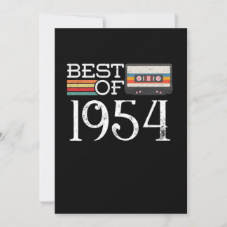 1954 Vintage 66. Geburtstagsjubiläumsgeschenk Einladung