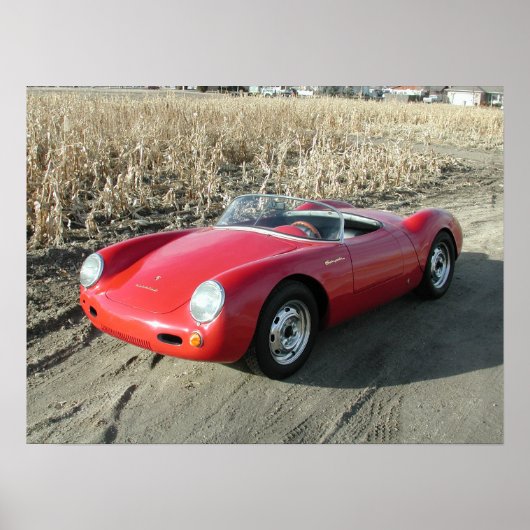 1955 550 Spyder Poster (Vorne)