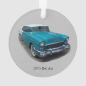 1955 Blau-Weiß-Klassiker Autokrarosserie Ornament (Rückseite)