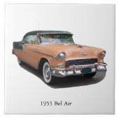 1955 braune Bel-Air-Fliese Fliese (Vorderseite)