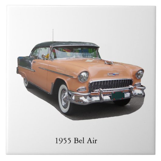1955 braune Bel-Air-Fliese Fliese (Vorderseite)