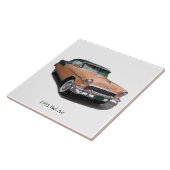 1955 braune Bel-Air-Fliese Fliese (Seite)