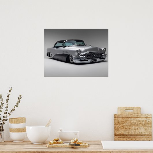 1955 Buick Roadmaster Print Poster (Küche)