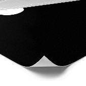 1955 Chevrolet Bel Air Classic Car Art Poster (Ecke)