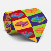 1955 Chevrolet Bel Air Pop Art Krawatte (Gerollt)