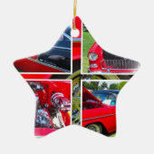 1955 Chevrolet Sedan Collage Keramikornament (Vorne)