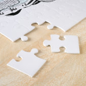 1955 Chevy Bel Air Blue und White Two Tone Puzzle (Seite)