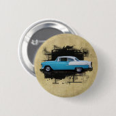 1955 Chevy Bel Air - Classic Cars - Schaltfläche Button (Vorne & Hinten)