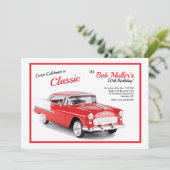 1955 Chevy Bel Air Einladung (Stehend Vorderseite)