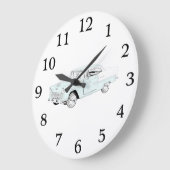 1955 Chevy Bel Air Große Wanduhr (Winkel)