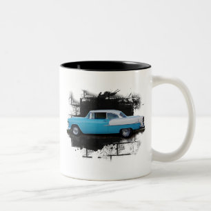 1955 Chevy Bel Air- Klassiker-Tasse Zweifarbige Tasse