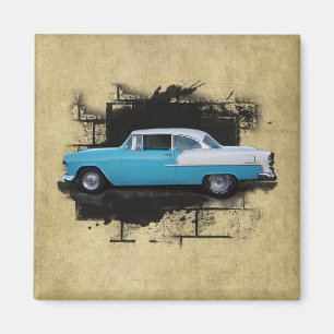 1955 Chevy Bel Air- Klassische Autos- Magnet