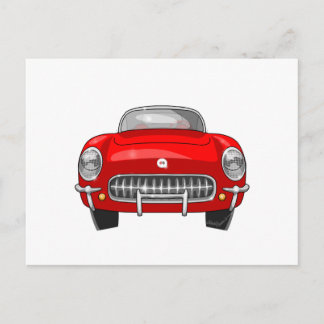 1955 Chevy Corvette Postkarte