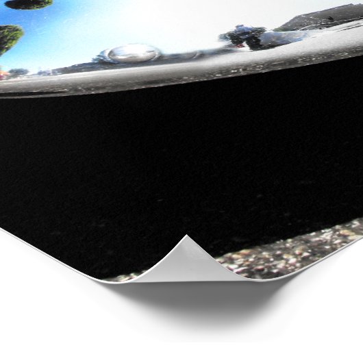 1955 Chevy Frisierte Auto Poster (Ecke)