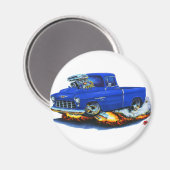1955 Chevy Lieferwagen Blue Truck Magnet (Vorderseite/Rückseite)