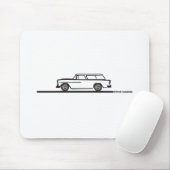 1955 Chevy Nomad Mousepad (Mit Mouse)