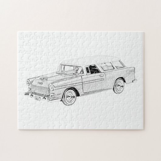 1955 Chevy Nomad Puzzle (Horizontal)